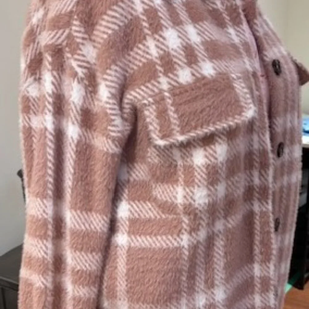 Tribal Plaid Lightweight Casual Jacket - Picture 5 of 6